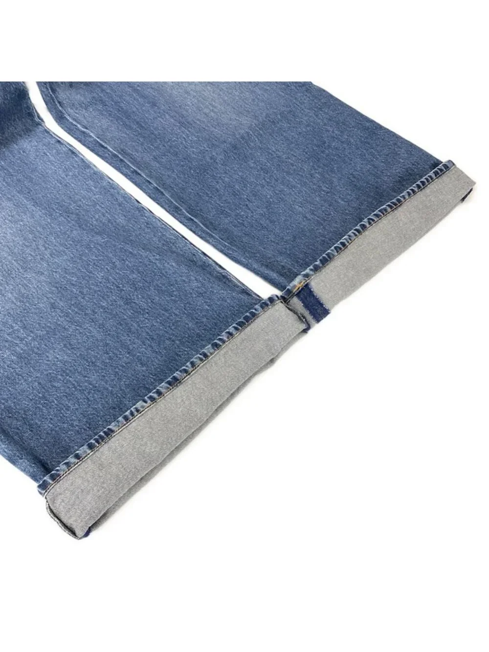Chanel Jeans 36 S Blue Rhinestone Cotton